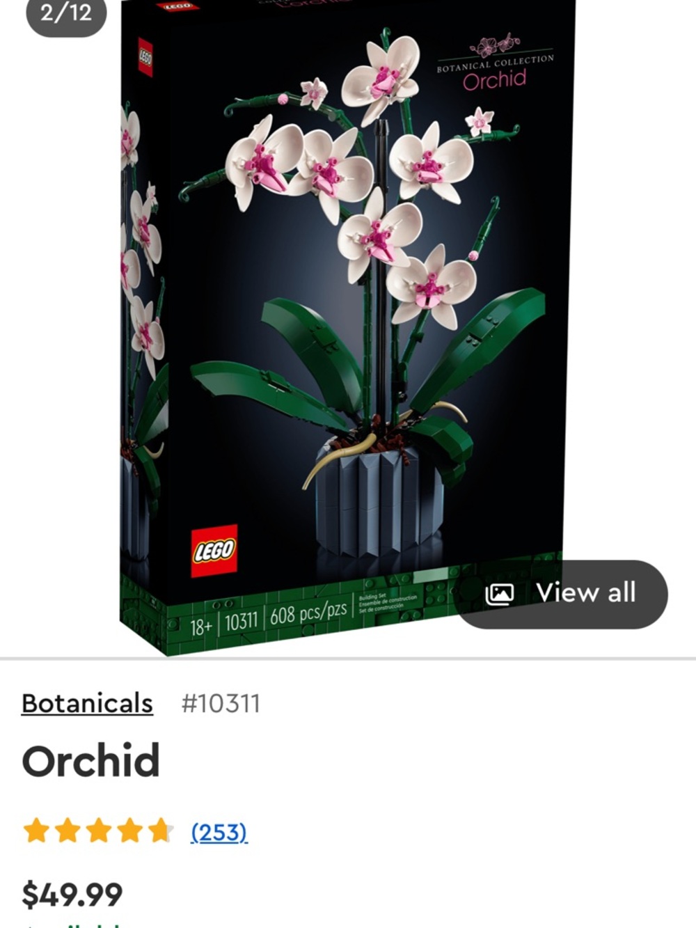 Lego Botanical Collection Orchid